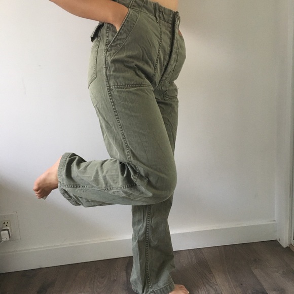 J. Crew Denim - J. Crew Straight Leg Green Painter Jeans